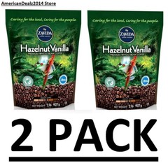 2 PACK – Zavida Coffee Whole Bean Coffee Hazelnut Vanilla 2 lbs (Total 4 lbs)