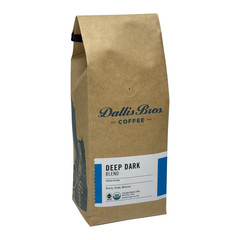 Dallis Bros. Deep Dark Blend Ground Coffee, Fair Trade and Organic, 12oz Bag