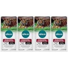 EXCELSO Indonesia Coffee Sumatera Mandheling 200g Pack of 4 Whole Bean or Ground