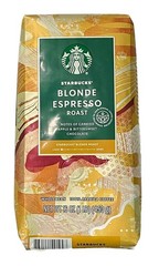 Starbucks Blonde Espresso Whole Bean Coffee 1lb 16oz 453g Bag Light Roast 12pack