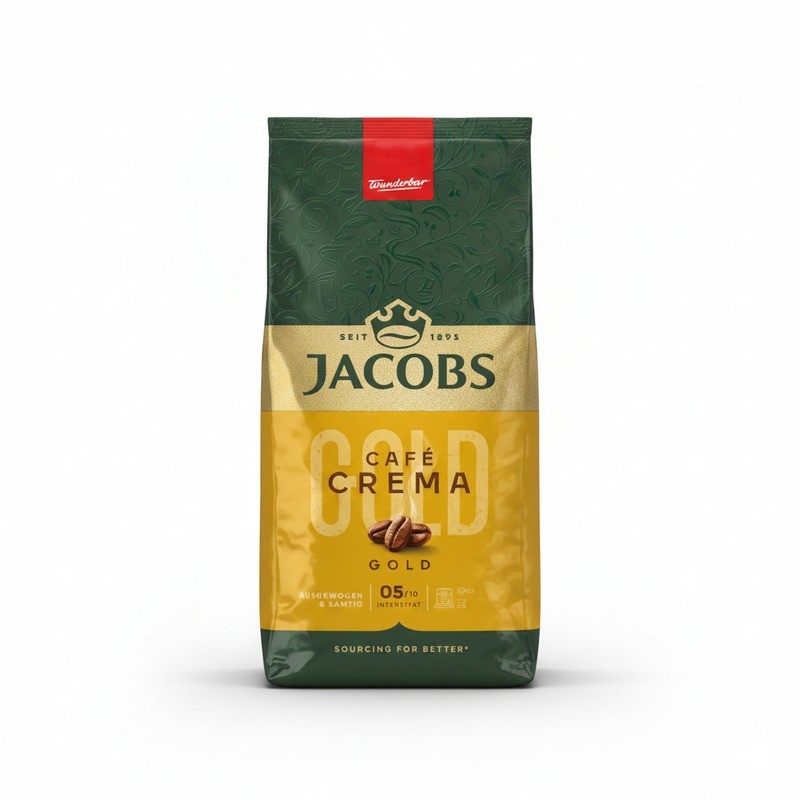 1kg / 2.2lbs Jacobs Crema Gold whole bean coffee 05/10 roast☕ from Germany ✈