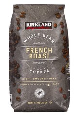 Kirkland Signature Whole Bean Coffee, French Roast, 2.5 lbs. EXP 05/07/2027