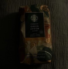 Starbucks Green Apron Blend Blonde Roast Whole Bean Coffee 1lb / 16oz / 453g Bag