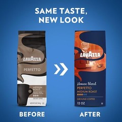 Lavazza House Blend Coffee 6x12oz Medium Roast 100% Arabica Pack