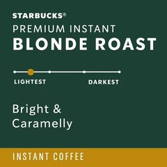 Premium Instant Coffee, Blonde Roast Coffee, Arabica Beans, 3.17 Oz