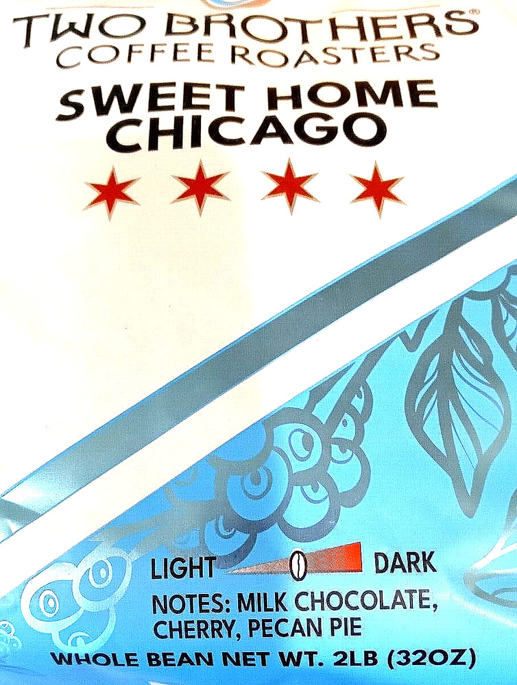 Two Brothers Coffee Roasters Sweet Home Chicago Medium Roast 32 oz EXP 03/2025