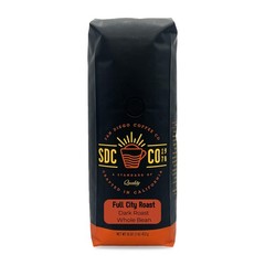 Full City Dark Roast Whole Bean Coffee Cafe En Grano Tostado 16 oz