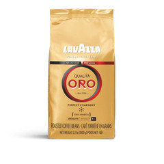 Lavazza Qualità Oro Whole Bean Blend, Medium Roast, 2.2 lb, 100% Arabica, Fruity