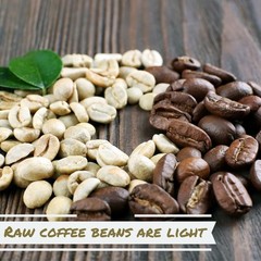 Gourmet Raw Unroasted Whole Coffee Beans by It’s Delish, 2LB