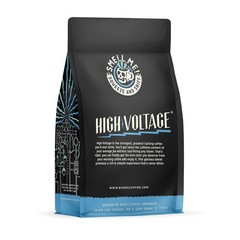 High Voltage Highly Caffeinated Unflavored Coffee Medium Roast Low Acid Arabica