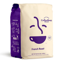 French Roast, Whole Bean Coffee, Dark Roast, 5 Pound Bag (Pack of 1)