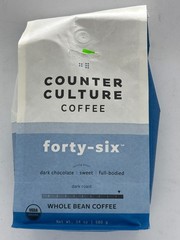 Counter Culture Forty-Six Whole Bean Coffee 24z Dark Chocolate BB 5/26 FREE SHIP