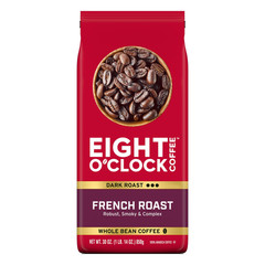 Eight O’Clock Coffee Eight Oclock Coffee French Roast Whole Bean Coffee Dark
