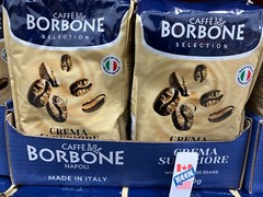 AiWaWa CA, (2 BAGS), Caffè Borbone Crema Superiore Whole Coffee Beans 1kg/2.2 Lb