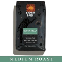 Copper Moon Costa Rican Medium Roast 2 Lb Whole Bean Coffee Past Date