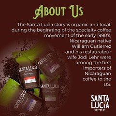 Santa Lucia Coffee – Grand Reserve Classic Medium Roast Nicaraguan Coffee – Medi
