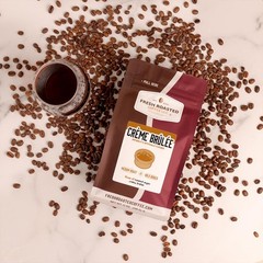 , Crème Brûlée Flavored Coffee, 12 oz, Medium Roast, Kosher, Whole Bean