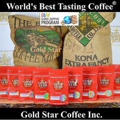 World’s Best Coffee – 10 lb Hawaiian Kona – 100% Pure Hawaii roasted Fresh
