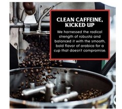 Death Wish Coffee, Organic ~ Fair Trade ~ Medium Roast ~ Whole Bean 10oz Bag