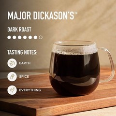 Peet’s Major Dickason Dark Roast Whole Bean Coffee – 18oz