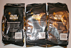 BLK & BOLD Specialty Coffee RISE & GRND Whole Bean Medium Roast 3 Bags 10.5 OZ