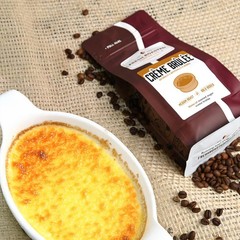 , Crème Brûlée Flavored Coffee, 12 oz, Medium Roast, Kosher, Whole Bean