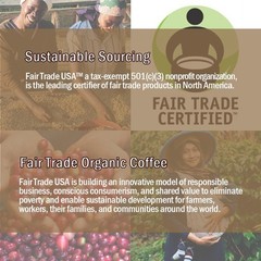 Verena Street Farmhouse Breakfast Coffee Fair Trade Organic Whole Bean 2 Lbs