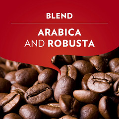 Qualità Rossa Whole Bean Coffee, Medium Roast, Arabica and Robusta Blend, 2.2 Lb