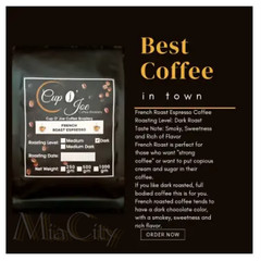 Java Robusta Coffee Medium Dark 1/2 pound bean beautiful forever