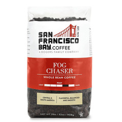 Whole Bean Coffee 32 oz Medium Dark Roast 100% Arabica Fog Chaser Blend