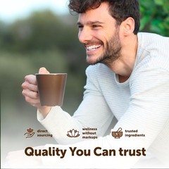 14 oz Certified Organic Instant Mushroom Coffee with Lion’s Mane & Reishi Blend