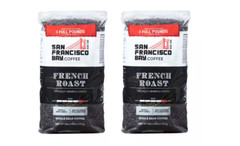 San Francisco French Roast Whole Bean Coffee 3 Lb, 2-Pack Dark Roast