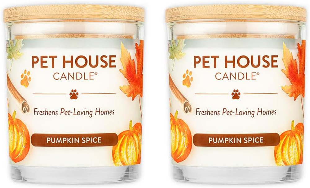 Pet House Fall Candles, Long Lasting, Clean Burning, Soy Wax Scented Candles for