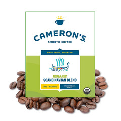 100% Arabica Organic Scandinavian Blend Whole Bean Coffee 4 Lb Bulk 1- Bag