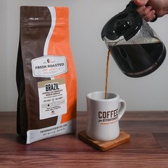 2 lb Brazil Minas Gerais Whole Bean Coffee Light Roast Kosher Certified