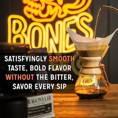 Bones Coffee Company Guatamela Single-Origin, Milk Chocolate, Citrus and…