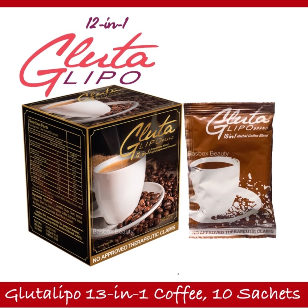 Glutalipo 13-in1 Coffee, 10 Sachets – US Franchisee