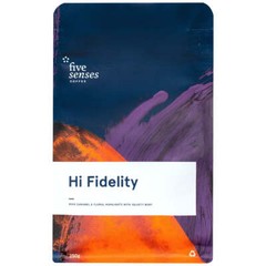 Five Senses Hi Fidelity Expresso Coffee Blend Whole Beans 250g