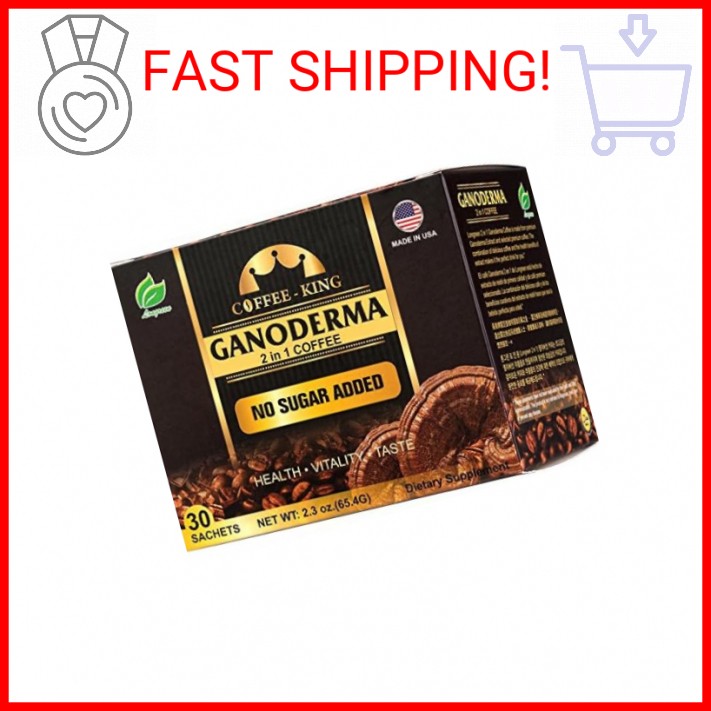 Ganoderma Coffee – Reishi Coffee Mix- Instant 2-in-1 Mushroom Coffee. All Natura