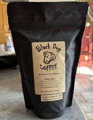 Black Dog Whole Bean Sumatra Mandheling Blend. 8oz, 227g. New, Sealed.