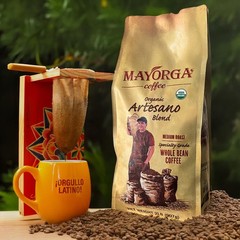 Mayorga Organic Coffee 2lb Artesano Blend – Medium Roast Whole Bean Coffee