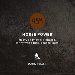 Coffee 454 Horse Power Dark Roast Whole Bean 10 oz – Certified Organic
