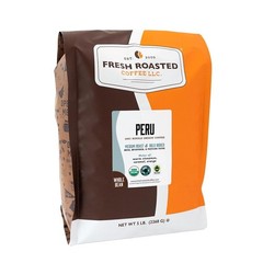USDA Organic Peru Coffee Beans 5lb – Medium Roast, Caramelized Sweetness, Tested