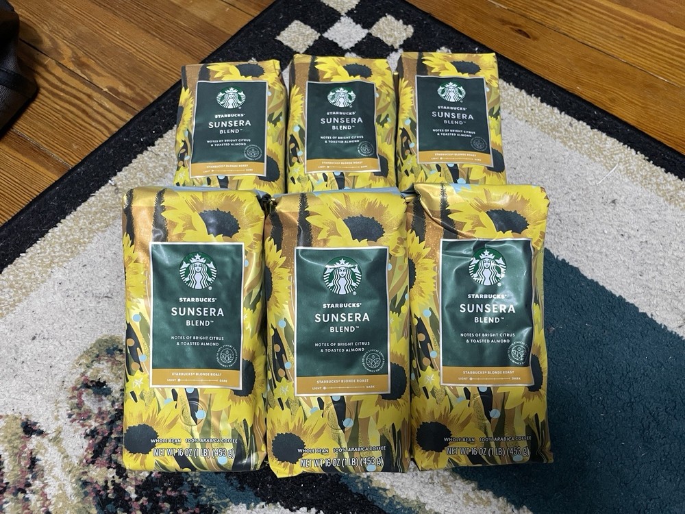 Starbucks Sunsera Light Blond Roast Whole Coffee Beans (16oz Bags x 2)