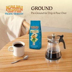 Kauai Hawaiian Vanilla Macadamia Nut Ground Coffee 10oz Bag – Rich Blend