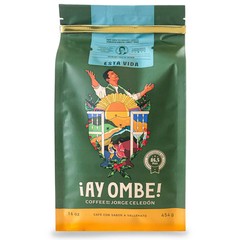 Ay Ombe Coffee SCA 86PTS Colombian Arabica whole bean and ground, medium roast