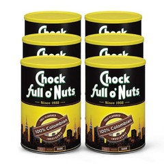 Chock Full o’ Nuts Colombian Ground Coffee – Premium 10.3 Ounce (Pack of 6)