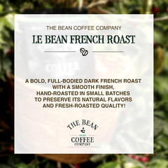 The Bean Organic Coffee Company Le Bean, Dark French Roast, Ground Coffee, 5-Pou