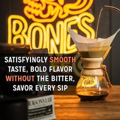 Bones Coffee Company Guatamela Single-Origin, Milk Chocolate, Citrus and…