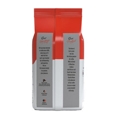 Qualità Rossa Whole Bean Coffee, Medium Roast, Arabica and Robusta Blend, 2.2 Lb
